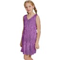 Background-17 Kids  Sleeveless Tiered Mini Dress View2