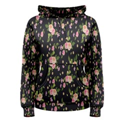 Background-roses Women s Pullover Hoodie by nateshop