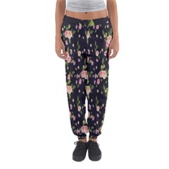 Background-roses Women s Jogger Sweatpants by nateshop