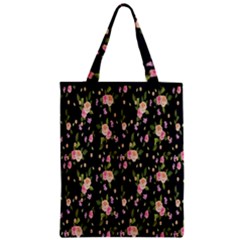 Background-roses Zipper Classic Tote Bag by nateshop