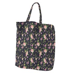 Background-roses Giant Grocery Tote by nateshop