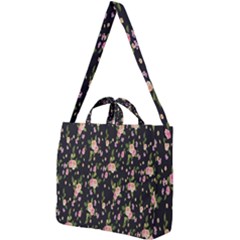 Background-roses Square Shoulder Tote Bag by nateshop