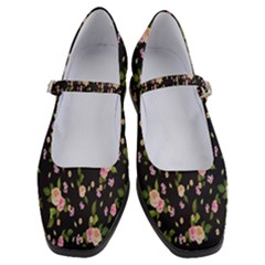 Background-roses Women s Mary Jane Shoes by nateshop