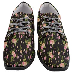 Background-roses Women Heeled Oxford Shoes by nateshop