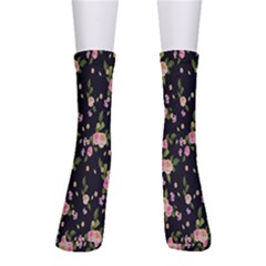 Background-roses Crew Socks by nateshop