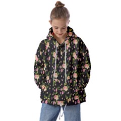 Background-roses Kids  Oversized Hoodie by nateshop