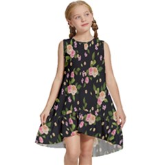 Background-roses Kids  Frill Swing Dress by nateshop