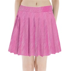 Background-texture Pleated Mini Skirt