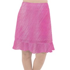 Background-texture Fishtail Chiffon Skirt by nateshop