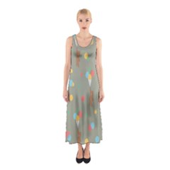 Bear 1 Sleeveless Maxi Dress by nateshop