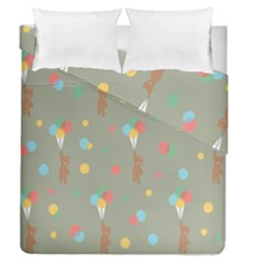 Bear 1 Duvet Cover Double Side (queen Size) by nateshop