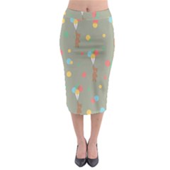 Bear 1 Midi Pencil Skirt by nateshop