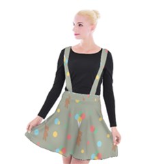 Bear 1 Suspender Skater Skirt by nateshop