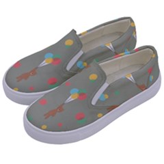 Bear 1 Kids  Canvas Slip Ons by nateshop