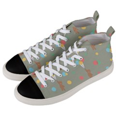 Bear 1 Men s Mid-top Canvas Sneakers by nateshop