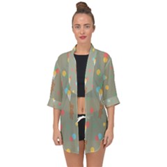 Bear 1 Open Front Chiffon Kimono by nateshop