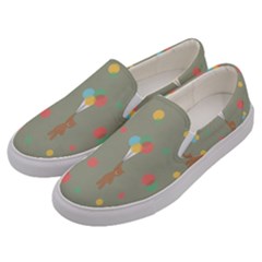 Bear 1 Men s Canvas Slip Ons by nateshop