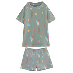 Bear 1 Kids  Swim Tee And Shorts Set by nateshop