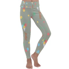 Bear 1 Kids  Lightweight Velour Classic Yoga Leggings by nateshop