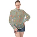 Bear 1 High Neck Long Sleeve Chiffon Top View1