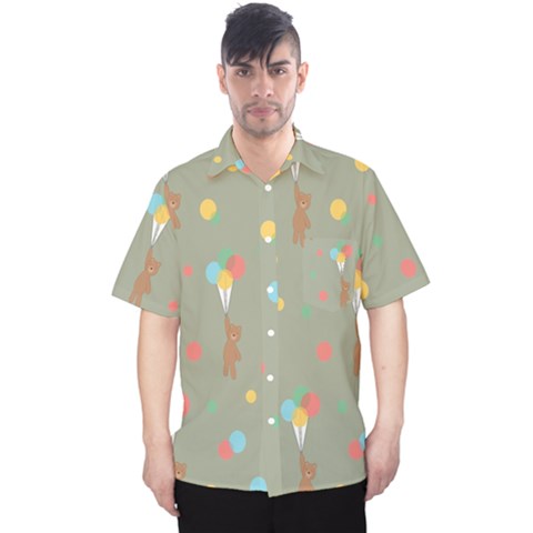 Bear 1 Men s Hawaii Shirt by nateshop