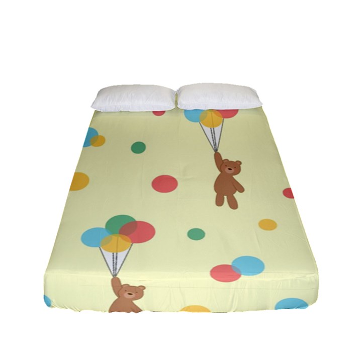 Bear 2 Fitted Sheet (Full/ Double Size)