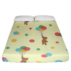 Bear 2 Fitted Sheet (king Size) by nateshop