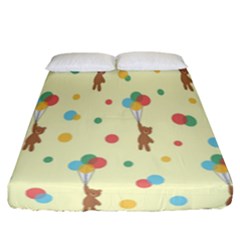 Bear 2 Fitted Sheet (california King Size) by nateshop