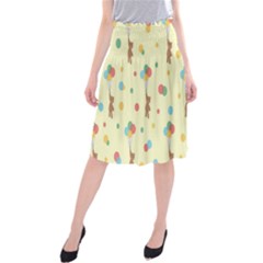 Bear 2 Midi Beach Skirt by nateshop