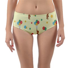 Bear 2 Reversible Mid-waist Bikini Bottoms by nateshop