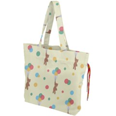 Bear 2 Drawstring Tote Bag