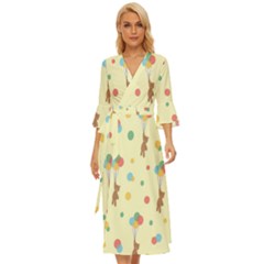 Bear 2 Midsummer Wrap Dress by nateshop