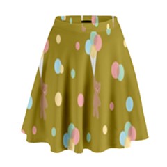 Bear 3 High Waist Skirt by nateshop