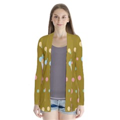 Bear 3 Drape Collar Cardigan by nateshop