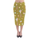 Bear 3 Velvet Midi Pencil Skirt View1