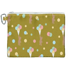 Bear 3 Canvas Cosmetic Bag (xxl) by nateshop