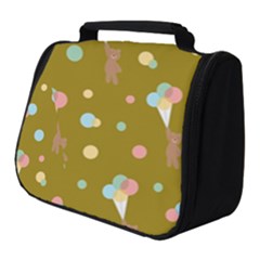 Bear 3 Full Print Travel Pouch (small) by nateshop