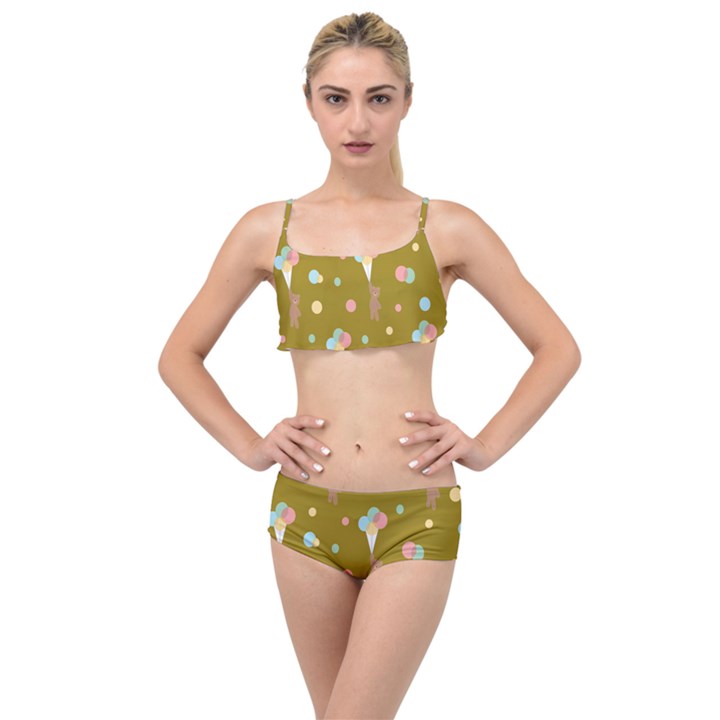 Bear 3 Layered Top Bikini Set