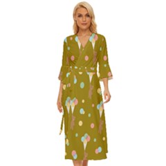 Bear 3 Midsummer Wrap Dress by nateshop