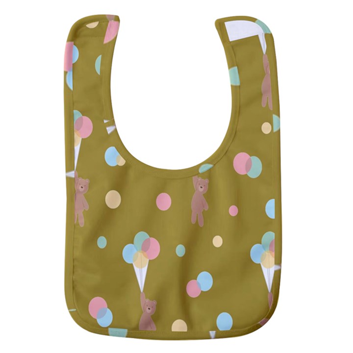 Bear 3 Baby Bib