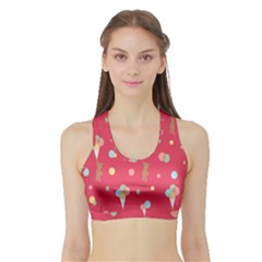 Bear 4 Sports Bra With Border by nateshop