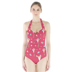 Bear 4 Halter Swimsuit by nateshop