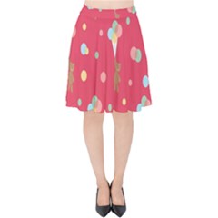 Bear 4 Velvet High Waist Skirt by nateshop