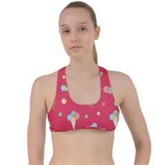 Bear 4 Criss Cross Racerback Sports Bra by nateshop