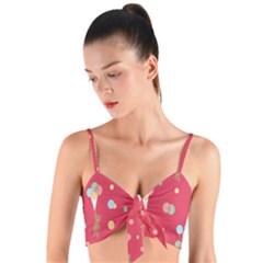 Bear 4 Woven Tie Front Bralet by nateshop