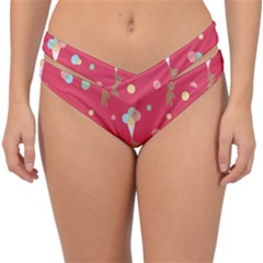 Bear 4 Double Strap Halter Bikini Bottom by nateshop