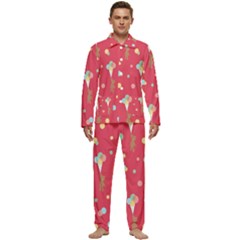 Bear 4 Men s Long Sleeve Velvet Pocket Pajamas Set by nateshop