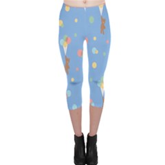 Bear 5 Capri Leggings  by nateshop