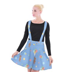 Bear 5 Suspender Skater Skirt by nateshop