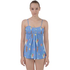 Bear 5 Babydoll Tankini Set by nateshop